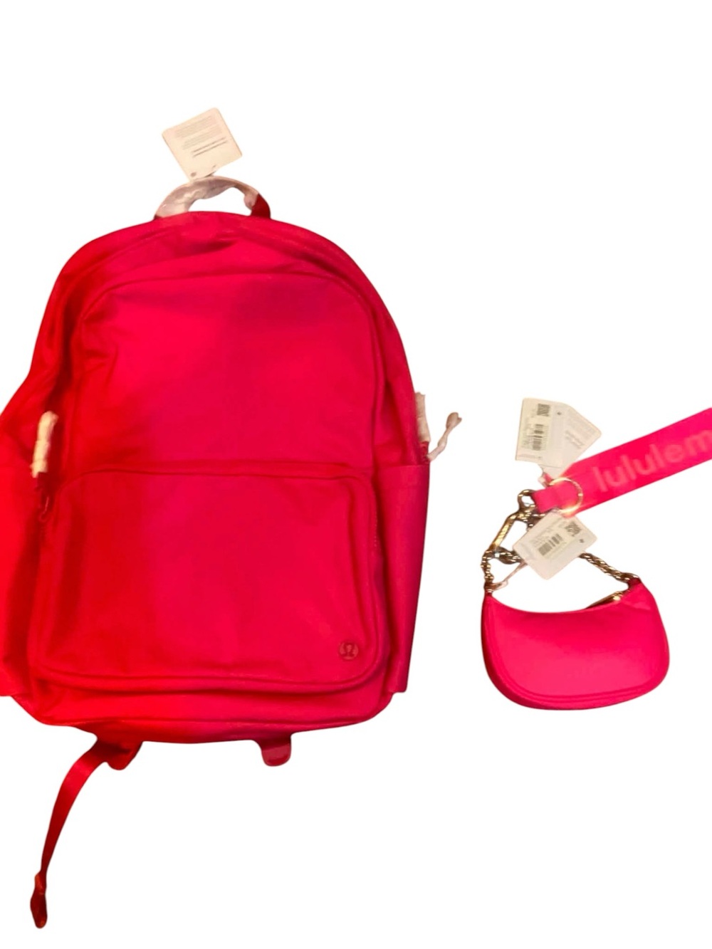 NWT Lululemon Everywhere Backpack Set PINK 3 Piece